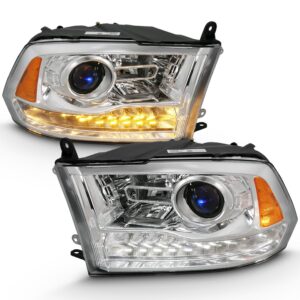ANZO USA Projector Headlights W/ Halo
