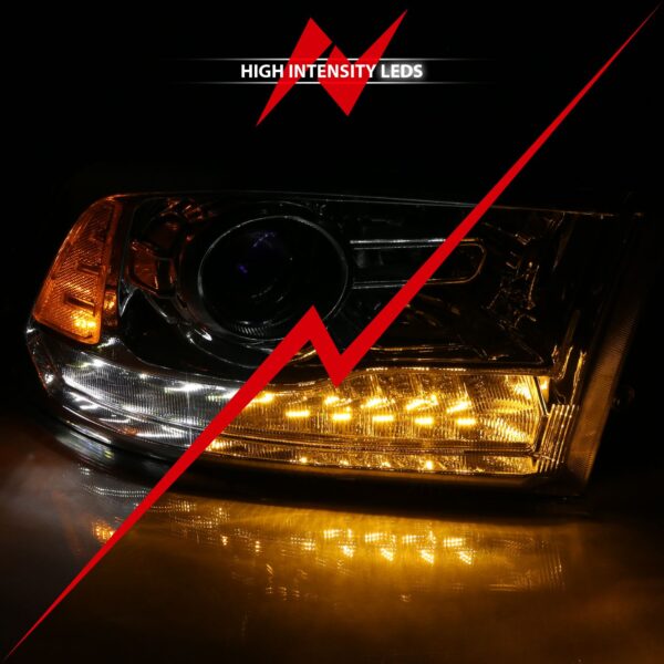 ANZO USA Projector Headlights W/ Halo