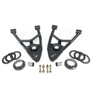 Front lower StrongArms for 1967-1969 GM F-Body. For use with stock style spring.