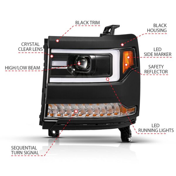 Projector Headlight Set