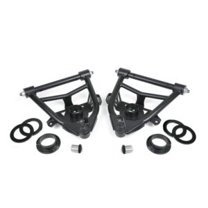 Front lower StrongArms for 1963-1970 C10. For use with stock style spring.