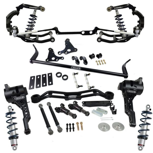 HQ Coil-Over System with hub spindles & trailing arms for 1963-1979 Corvette.