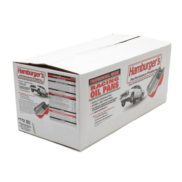 HAMBURGER'S PERFORMANCE PRODUCTS SB FORD OIL PAN STREET/STRIP 1965-1987 260-289-302 7QT FRONT SUMP