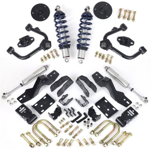 Ridetech lowering system for 2019-2025 Silverado / Sierra 1500 2WD Axle Group B.