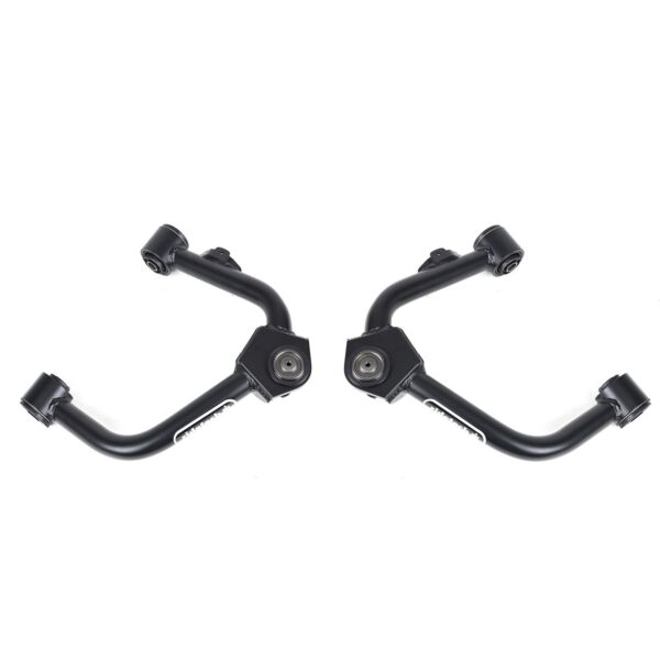 Front upper StrongArms for 2019-2025 Silverado / Sierra 1500 2WD / 4WD, lowered.