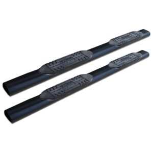 Raptor Series - 1202-0173MB - 6 in Oval Steps Black E-Coated Alloy Steel - 09-18 Dodge Ram 1500, 19-23 Ram 1500 Classic Quad/Extended Cab