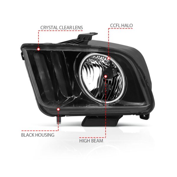 Crystal Headlight Set w/Halo