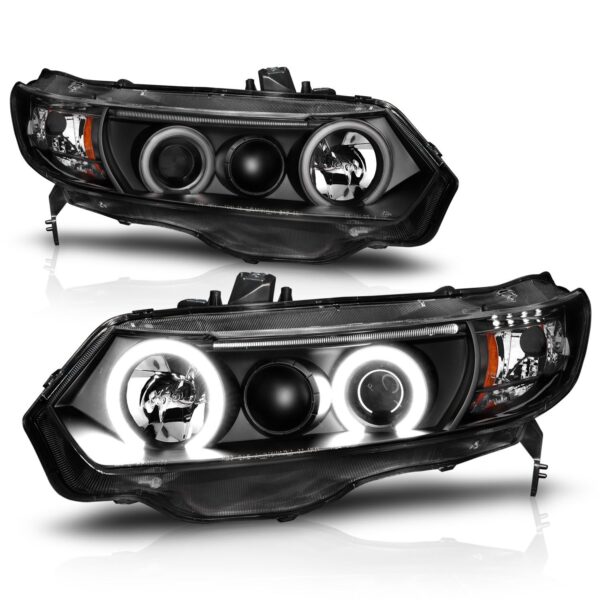 Projector Headlight Set w/Halo