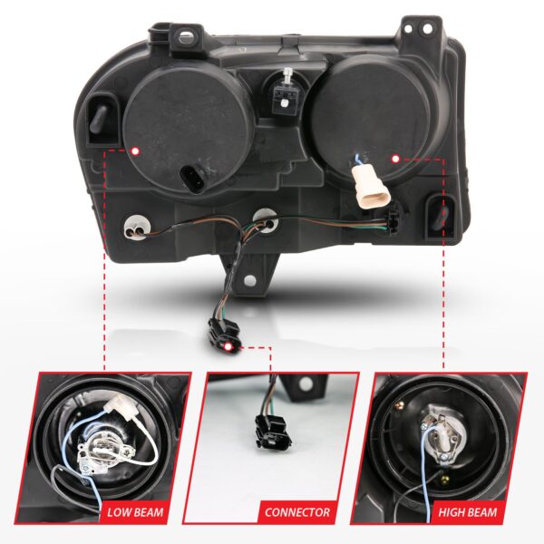 Projector Headlight Set w/Halo