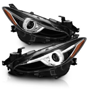 Projector Headlight Set w/ LED Halo