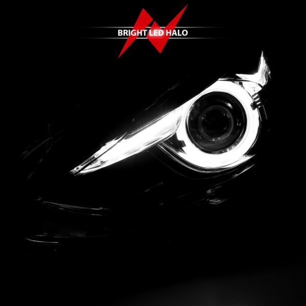 Projector Headlight Set w/ LED Halo