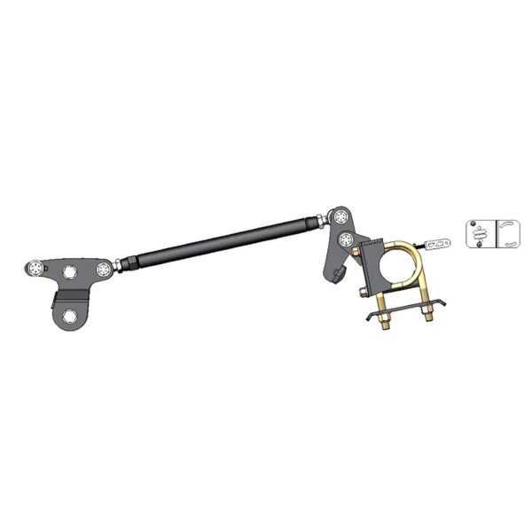 Traction bar kit for 2015-2025 F-150. For use with Ridetech lowering kit.