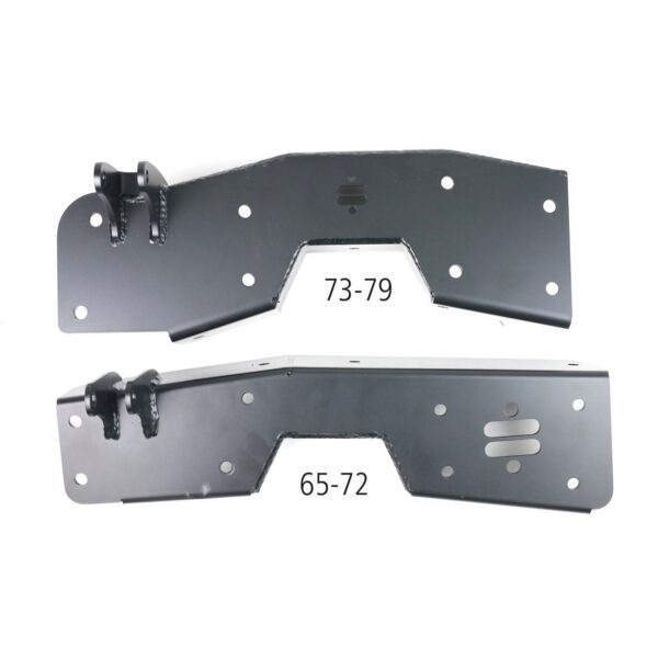 Rear HQ Shockwaves, 8000 Series with 6.3" stroke and 1.7" eye.