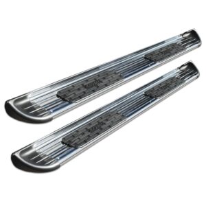 Raptor Series - 1304-0378 - 7 in SSR Running Boards Polished Stainless Steel - 05-23 Toyota Tacoma Double Cab