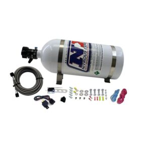 Nitrous Express 8-Cyl. Nozzle System Complete (Includes 10lb Bottle, Brackets, Feedline, & Elecc