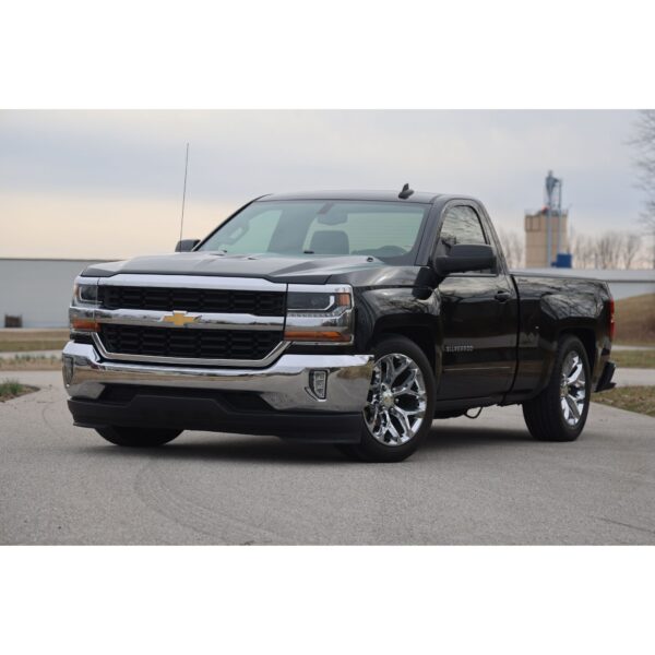 2" drop spindles for 2007-2016 Silverado 1500 w/ OE cast steel arms.