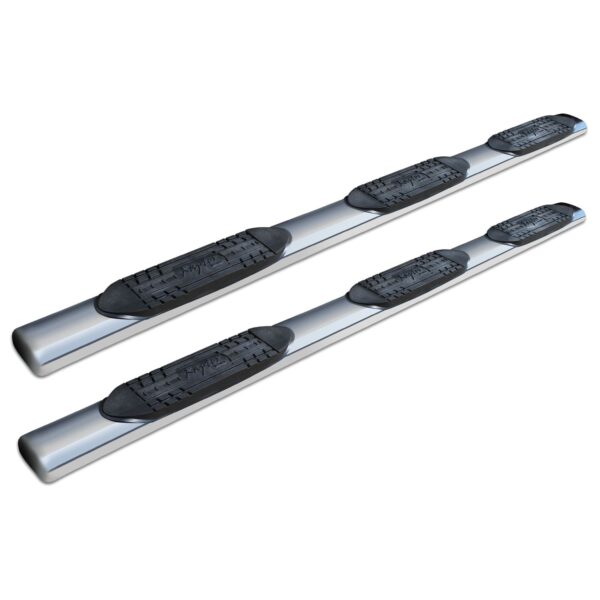 Raptor Series - 1403-0053 - 6 in Wheel to Wheel Oval Steps Polished Stainless Steel - 99-16 Ford F-250/F-350 Super Duty Crew Cab 6.9ft Bed, 00-16 F-350 Super Duty Crew Cab 8ft Bed Dually
