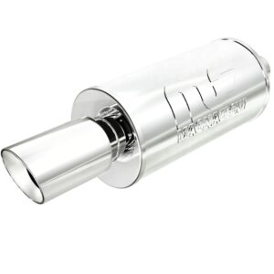 MagnaFlow Street 7in. Round Straight-Through Performance Exhaust Muffler 14826