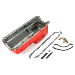 HAMBURGER'S PERFORMANCE PRODUCTS ECONO-SERIES OIL PAN; BB CHEVY (396-454) EXCLUDES GEN V AND VI- DRAG RACE; 8 QTS.; WET SUMP
