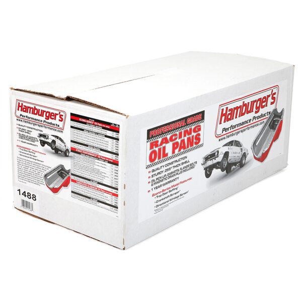 HAMBURGER'S PERFORMANCE PRODUCTS ECONO-SERIES OIL PAN; BB CHEVY (396-454) EXCLUDES GEN V AND VI- DRAG RACE; 8 QTS.; WET SUMP