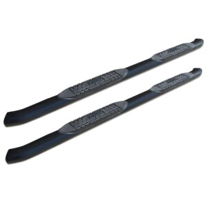 Raptor Series - 1505-0204B - 4 in OE Style Curved Oval Steps Black E-Coated Alloy Steel - 06-13 Honda Ridgeline