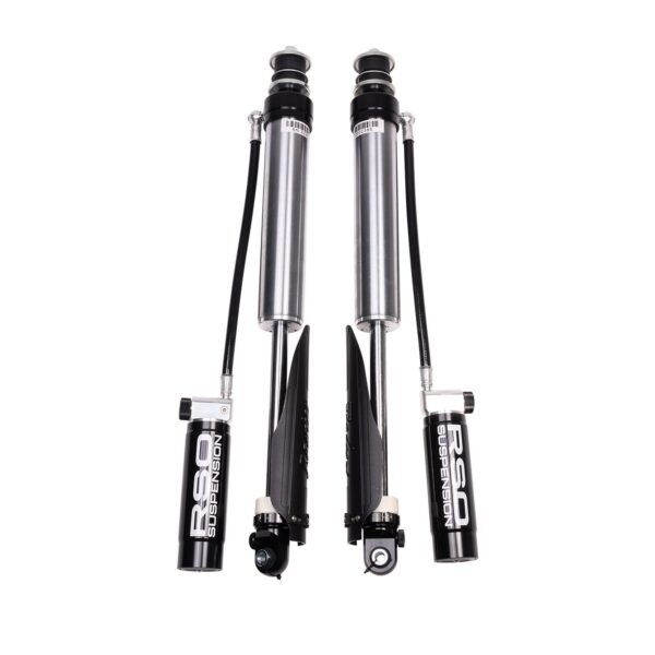 RSO Suspension - 150107-452201 - Rear 2.5 Adjustable Compression and Rebound Remote Reservoir Shocks 0-3in Lift - 07-21 Toyota Tundra