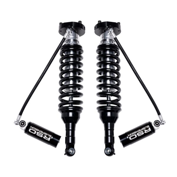 RSO Suspension - 150310-425600 - Front 2.5 Coilover Adjustable Remote Reservoir Shocks 0-3.5in Lift - 10-23 Toyota 4Runner, 10-14 FJ Cruiser, 10-23 Lexus GX460