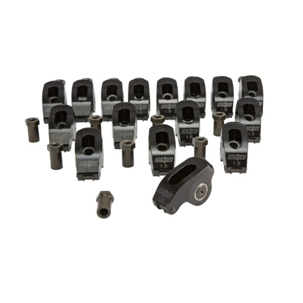 Voodoo Self-Aligning Rocker Set w/ 1.6 Ratio for SBC w/ 3/8 Stud