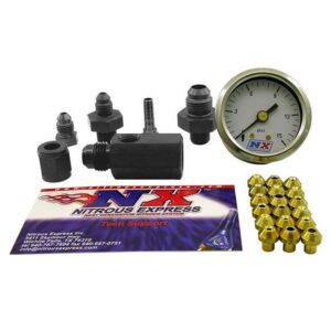 Nitrous Express MASTER FLO-CHECK (CHECKS FLOWING FUEL PRESSURES, GAUGE INCL)