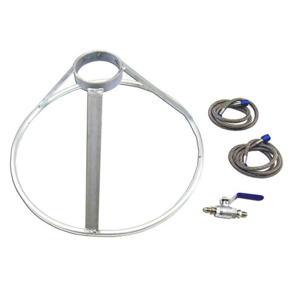 Nitrous Express BOTTLE TRANSFER KIT (COMPLETE W/STAND, CONTROL VALVE, & LINES)