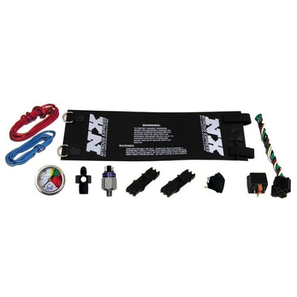 Nitrous Express HEAVY DUTY FULLY AUTOMATIC BOTTLE HEATER (4AN) W/ GAUGE 14AMPS