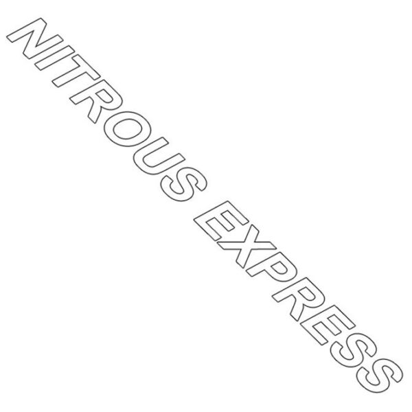 Nitrous Express NX WINDSHIELD DECAL 40in x 3in