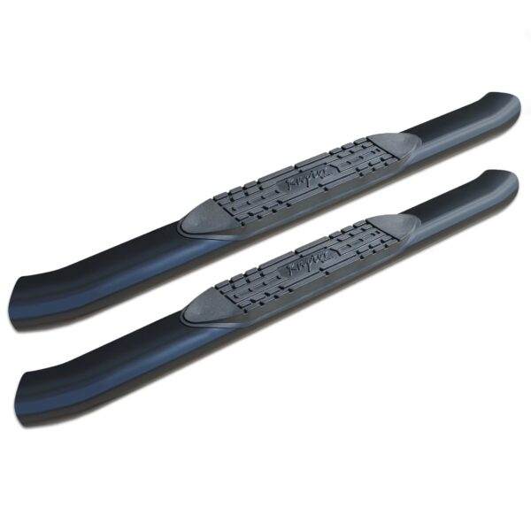 Raptor Series - 1604-0091B - 5 in OE Style Curved Oval Steps Black E-Coated Alloy Steel - 07-17 Toyota Tundra Regular Cab