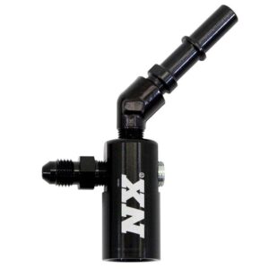 Nitrous Express 3/8-10MM LATE MODEL BILLET FUEL LINE ADAPTER, 45 DEGREE