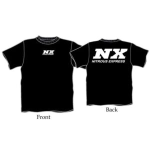 Nitrous Express LARGE BLACK T-SHIRT W/ WHITE NX