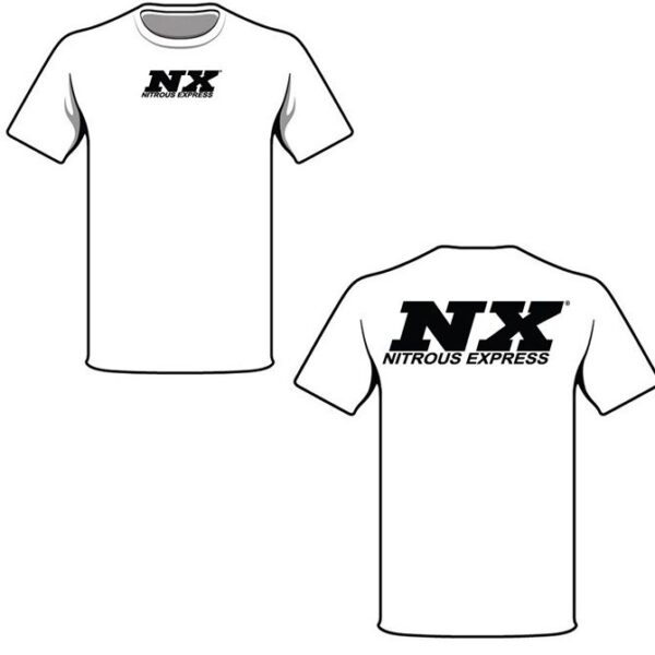 Nitrous Express XX-LARGE WHITE T-SHIRT W/ BLACK NX