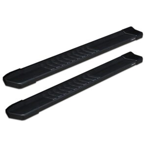 Raptor Series - 1701-0016BT - 6 in OEM Style Slide Track Running Boards Black Textured Aluminum - 07-18 Chevy Silverado/GMC Sierra 1500, 07-19 Silverado/Sierra 2500/3500 HD Regular Cab