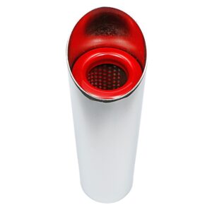 HEDMAN HEDDERS SINGLE RESONATOR HOT TIPS EXHAUST TIP FOR 2-1/4 IN. EXHAUST SYSTEM; 9 IN. LONG; 2-1/4 IN. OUTLET- CHROME