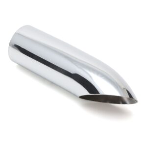 HEDMAN HEDDERS ROUND- TURN DOWN HOT TIPS EXHAUST TIP FOR 2-1/4 IN. EXHAUST SYSTEM; 9 IN. LONG; 2-3/8 IN. OUTLET- STAINLESS