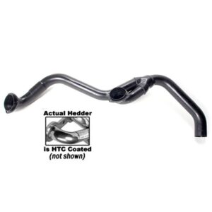 HEDMAN HEDDERS 3-BOLT GASKETED FLANGE COLLECTOR Y-PIPE; FOR 68476, 68478, 66479, 66471, 61478, 66481- HTC COATED