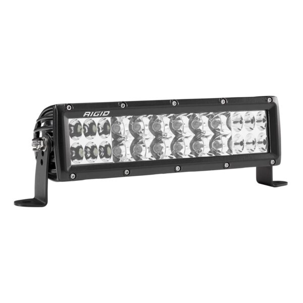RIGID E-Series PRO LED Light, Spot/Driving Optic Combo, 10 Inch, Black Housing