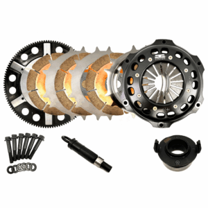 Clutch Kit: Full Race Triple Disc: Honda H Series 184mm Ceramic: w/Flywheel