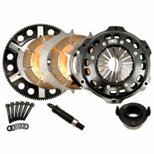 Clutch Kit: Full Race Twin Disc: Honda B Series 184mm Ceramic: w/Flywheel