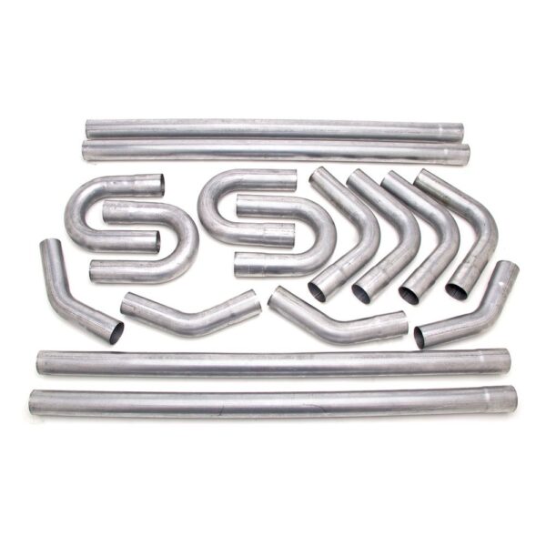 HEDMAN HEDDERS 2 1/2 IN. UNIVERSAL EXHAUST KIT ALUMINIZED