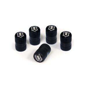 ICON Alloys Valve Stem Cap Set, Qty 5