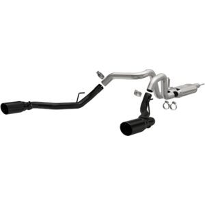 MagnaFlow 2021-2025 Ford F-150 NEO Series Black Chrome Cat-Back Performance Exhaust System