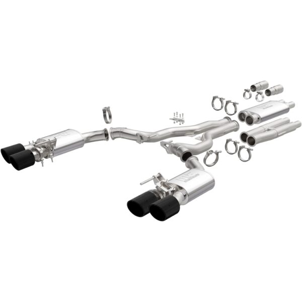 MagnaFlow 2024-2025 Ford Mustang Dark Horse xMOD Series Carbon Fiber Cat-Back Performance Exhaust System