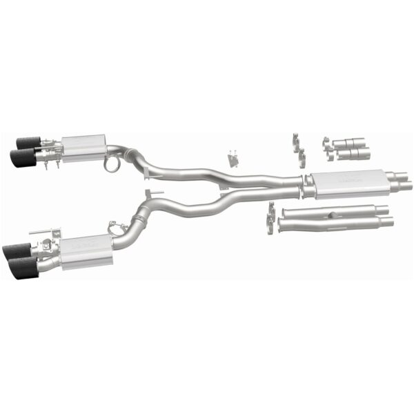 MagnaFlow 2024-2025 Ford Mustang Dark Horse xMOD Series Carbon Fiber Cat-Back Performance Exhaust System
