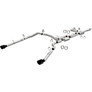 MagnaFlow 2021-2024 RAM 1500 TRX SPEQ Series Black Chrome Cat-Back Performance Exhaust System