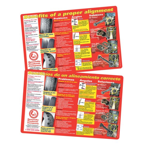 TIRE WEAR COUNTER MAT-SPANISH